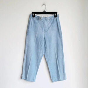 VINTAGE LIZWEAR Liz Claiborne Lightwash Cropped Denim Jeans | 4P